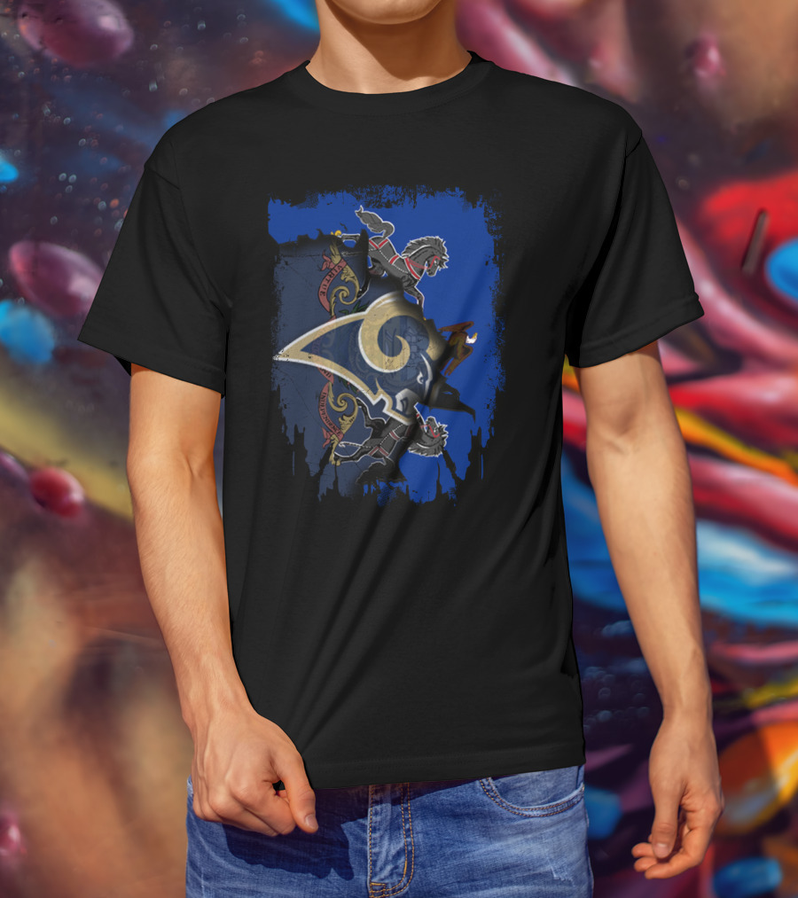 Pennsylvania Together With Rams Football Lions Crest T-Shirt