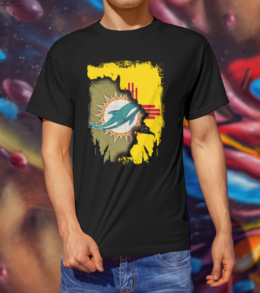 Together New Mexico Dolphins Miami Football Zia T-Shirt