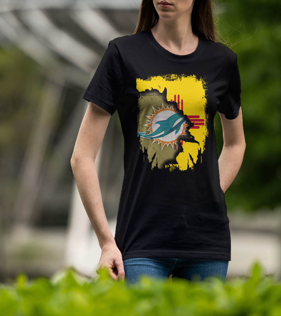 Together New Mexico Dolphins Miami Football Zia T-Shirt