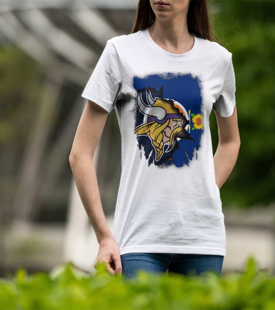 Kansas Sunflower Viking T-Shirt