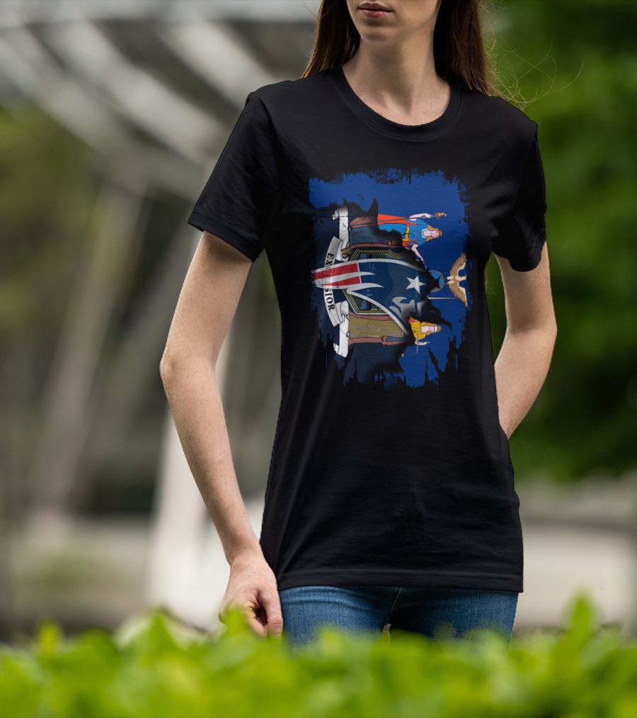 New York Excelsior New England Patriots Collaboration T-Shirt