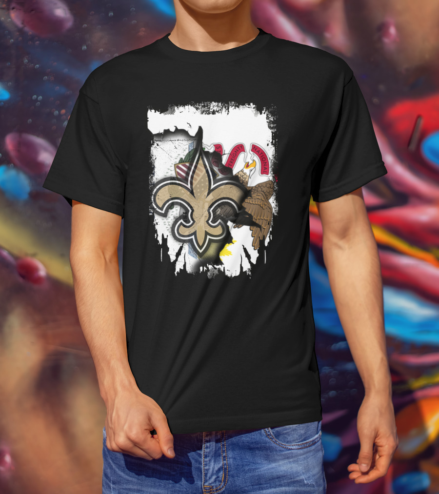 Illinois Together Fleur-de-Lis Saints T-Shirt