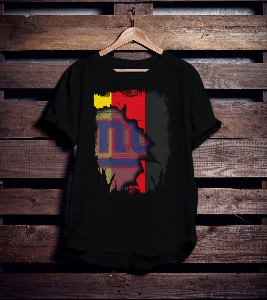 Together Germany New York Giants Flag Background T-Shirt