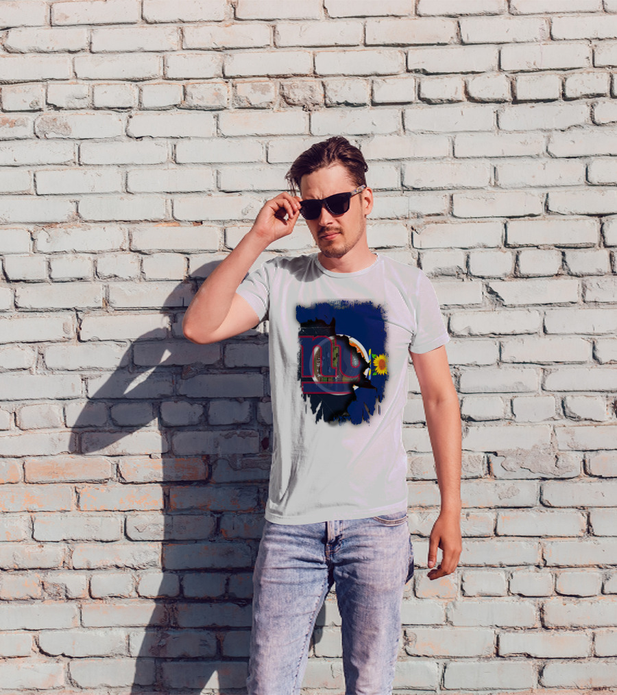 Kansas Sunflower And Giants Collaboration T-Shirt