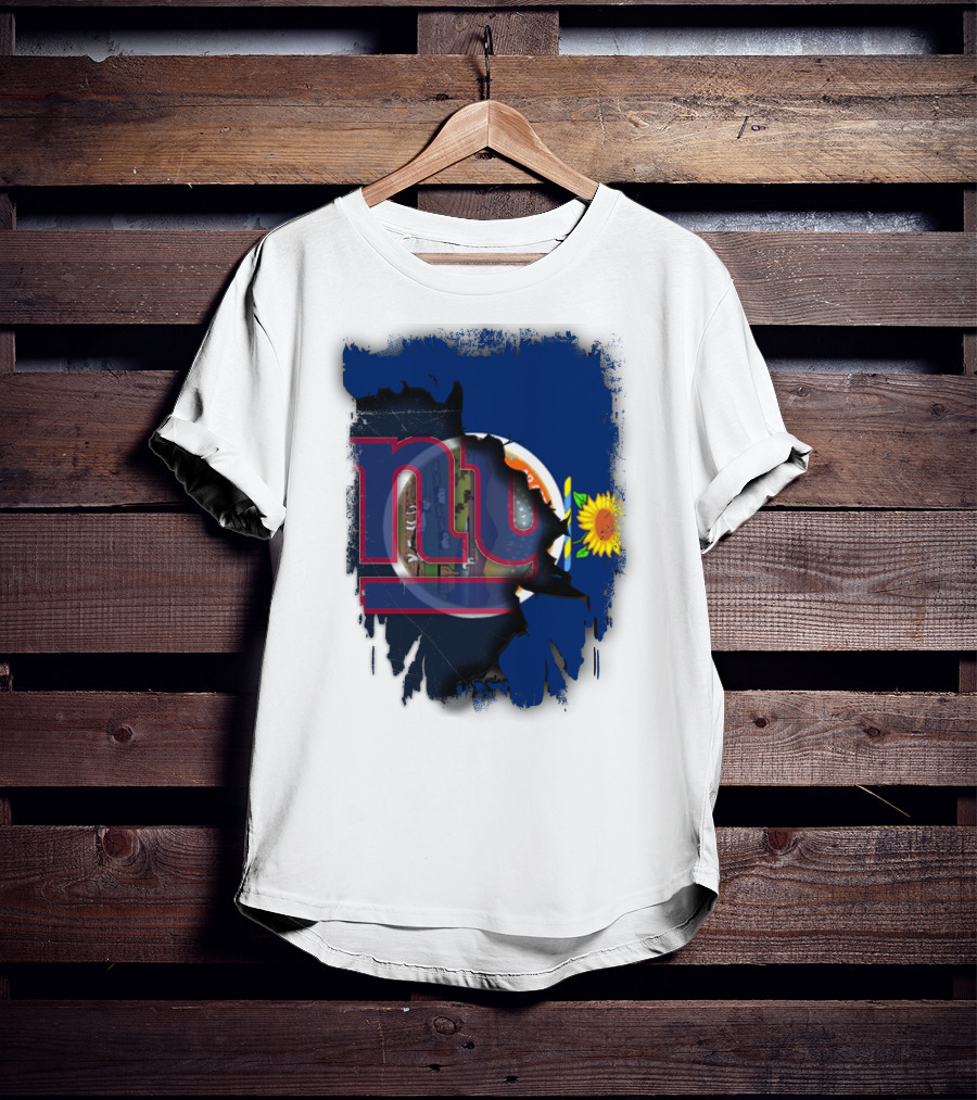 Kansas Sunflower And Giants Collaboration T-Shirt