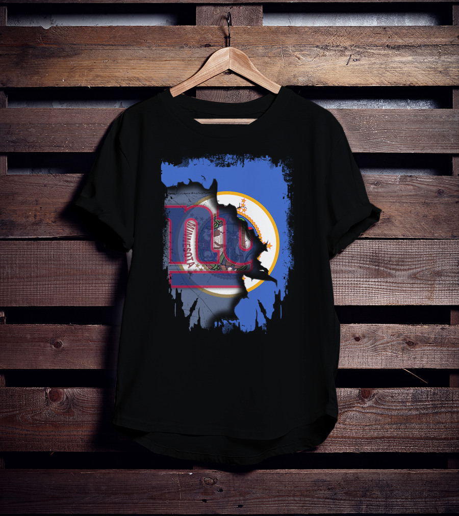 Together Minnesota New York Giants Collaboration T-Shirt