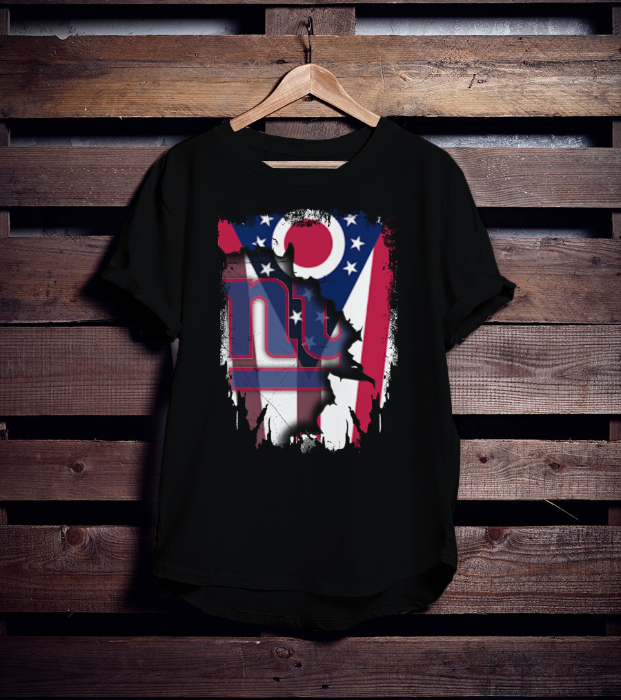 Ohio With New York Giants Together T-Shirt