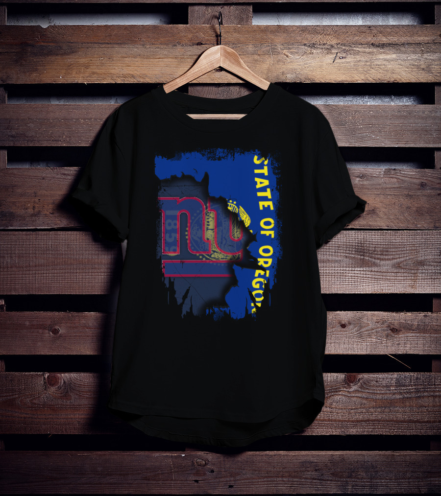 State Of Oregon Together With Giants T-Shirt