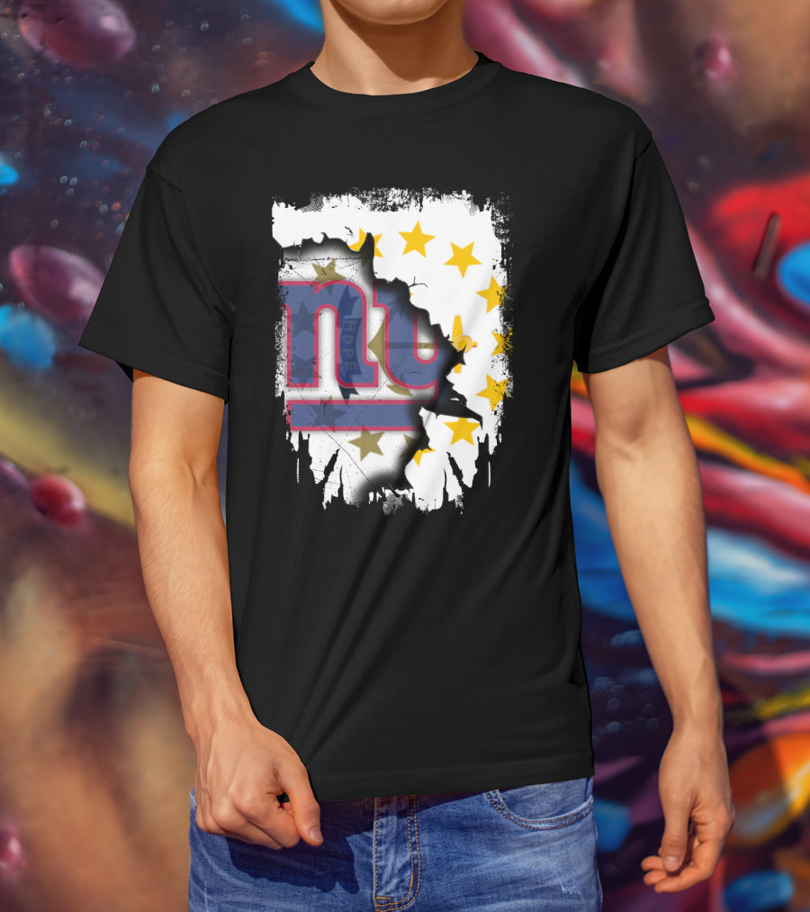 Rhode Island And New York Giants Unity T-Shirt