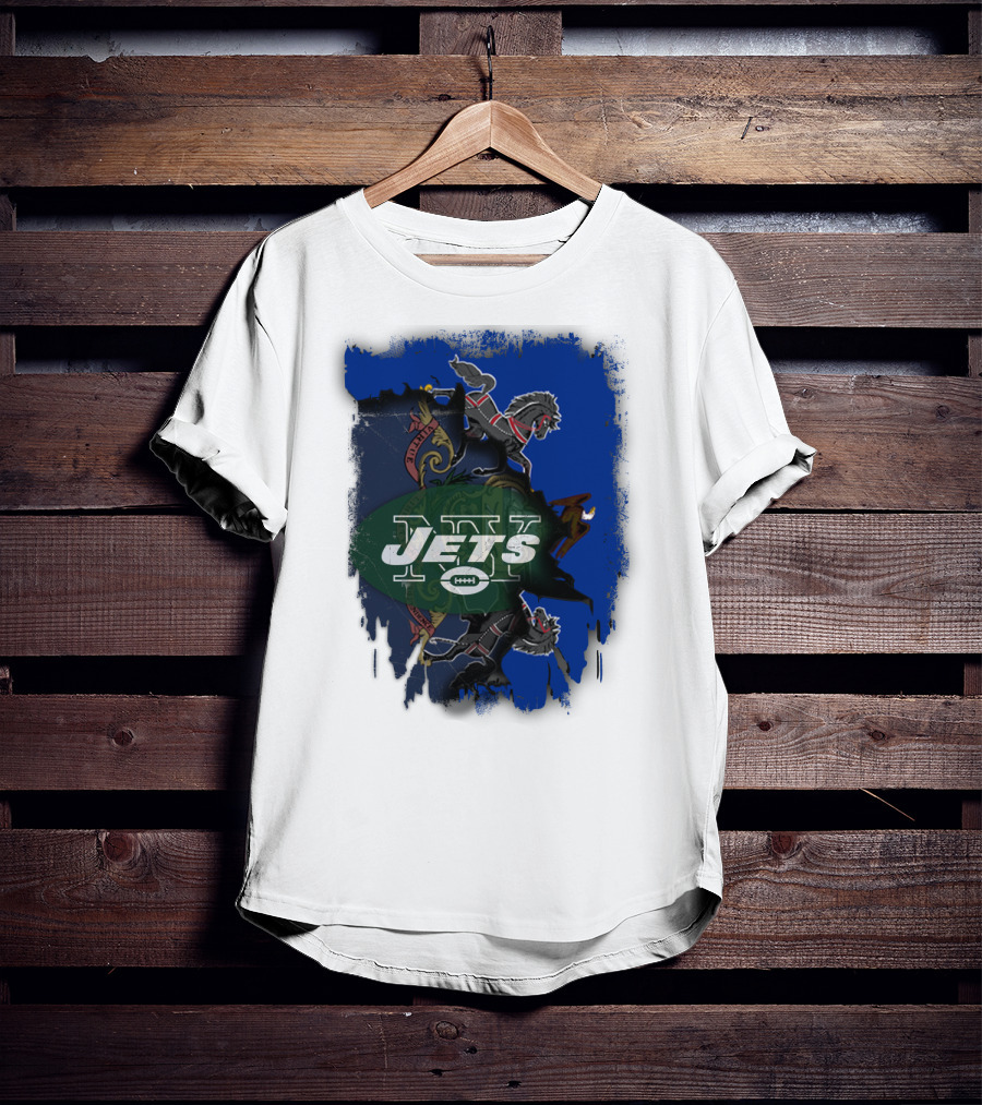 Jets Together Pennsylvania Crest Lions T-Shirt