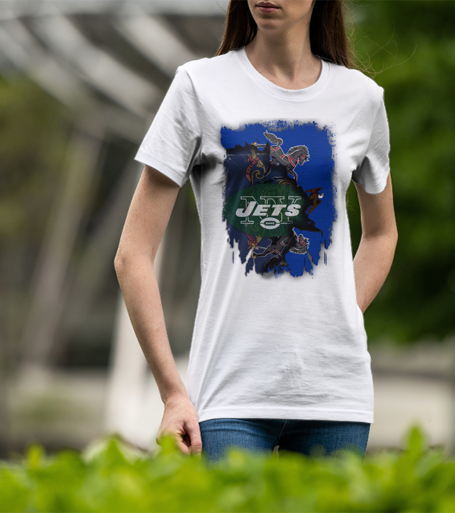 Jets Together Pennsylvania Crest Lions T-Shirt