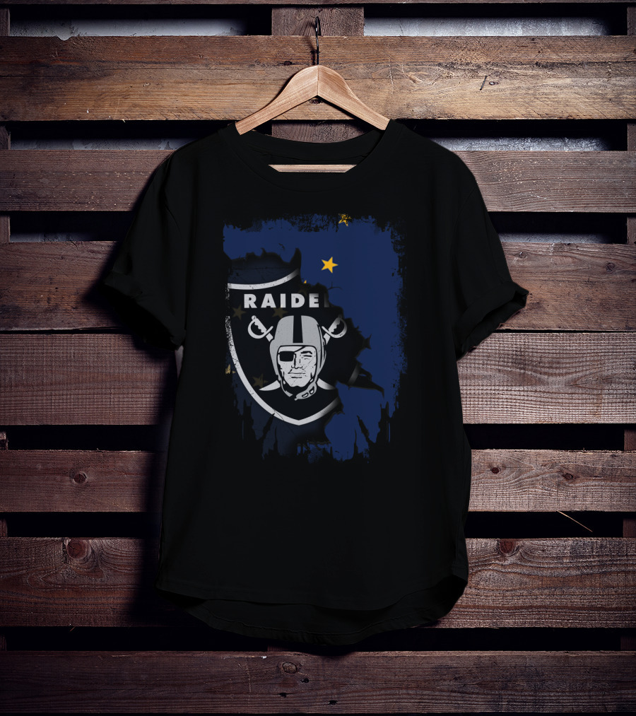 Together Alaska Raiders United With State Flag T-Shirt