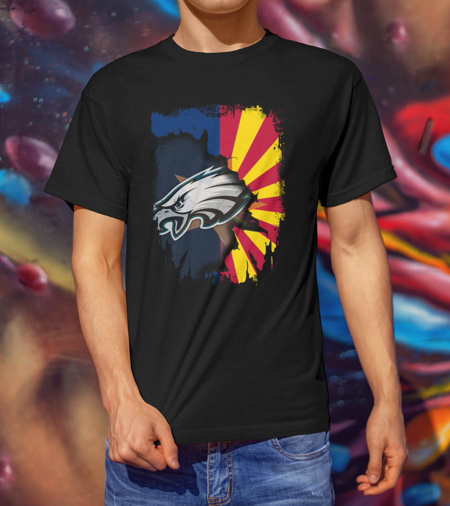 Arizona Eagles Unity Flag Emblem T-Shirt