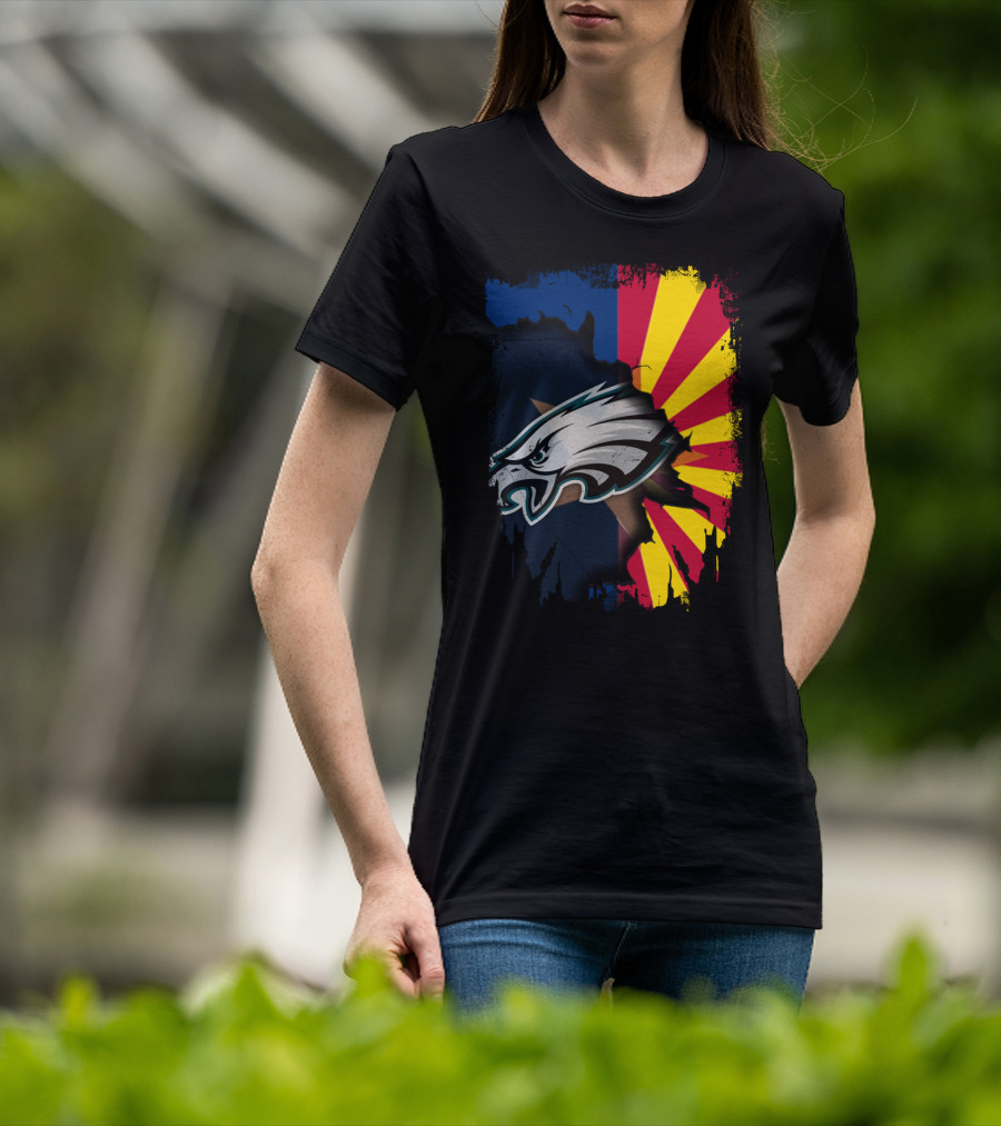 Arizona Eagles Unity Flag Emblem T-Shirt