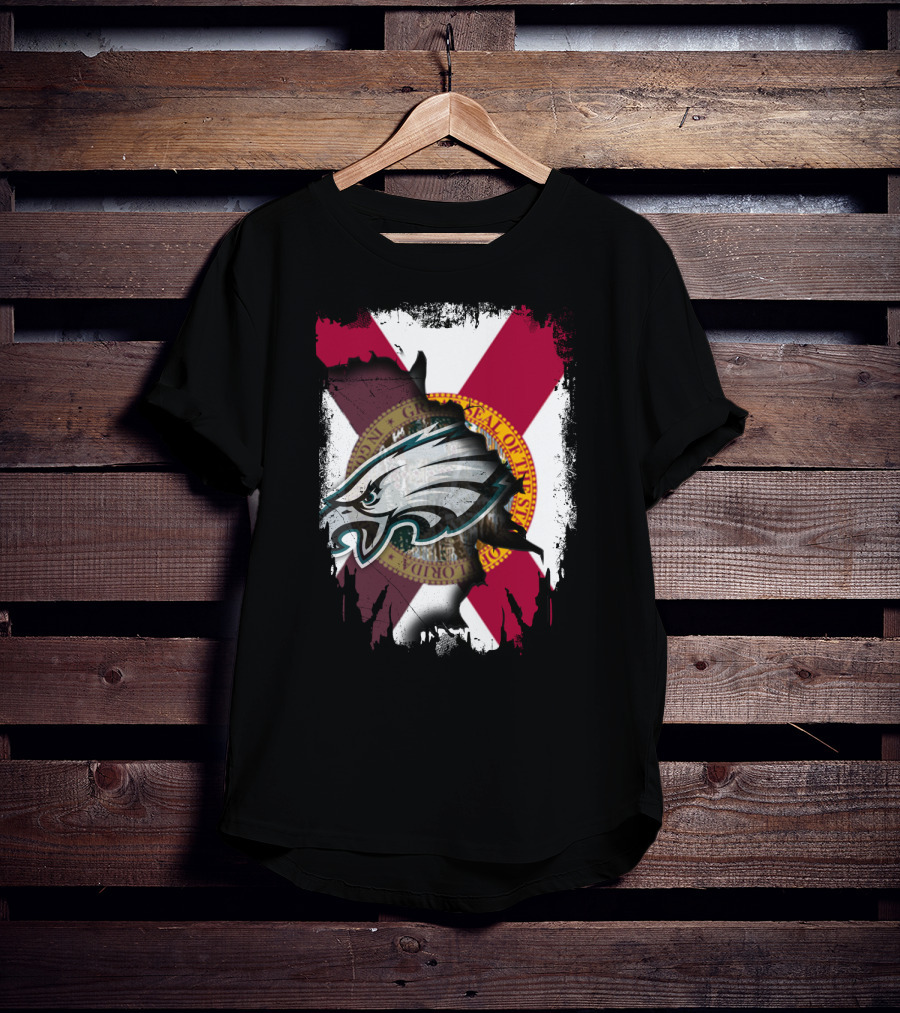 Together Florida Eagles Grant Peel Away Flag T-Shirt