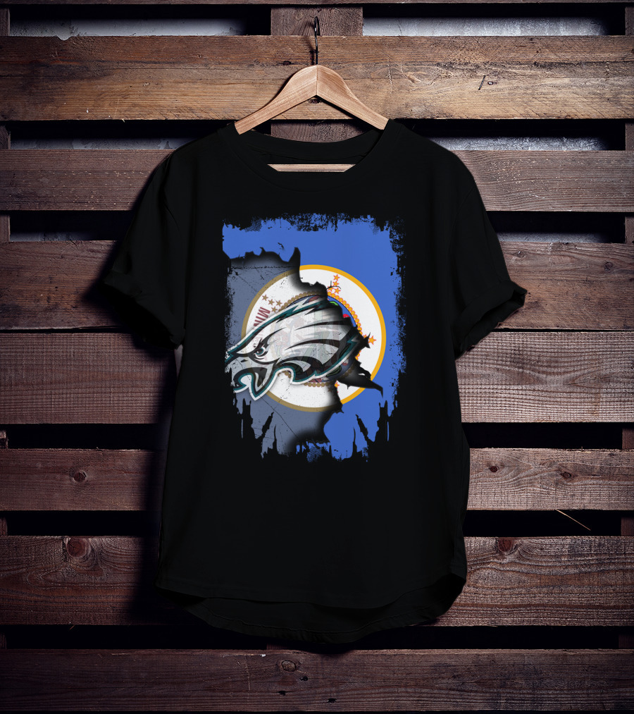 Minnesota State Flag Timeless Eagles Collaboration T-Shirt
