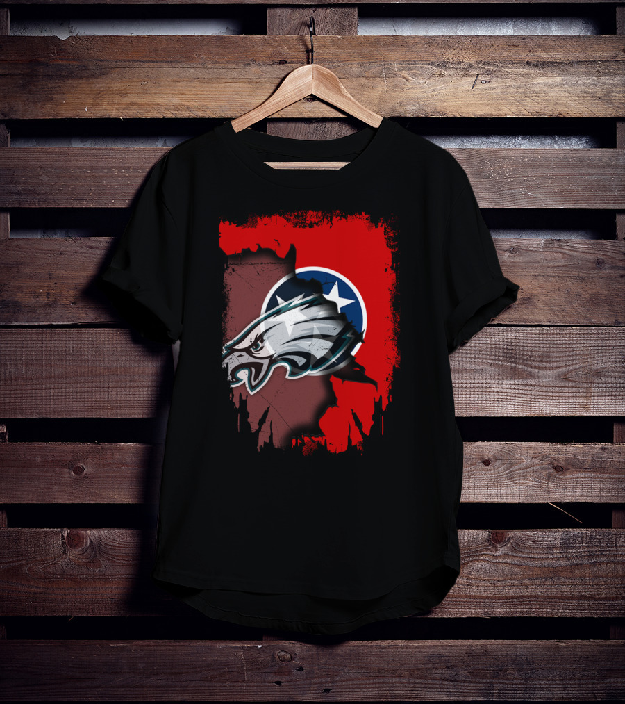 Tennessee Pride United With Eagles Emblem T-Shirt