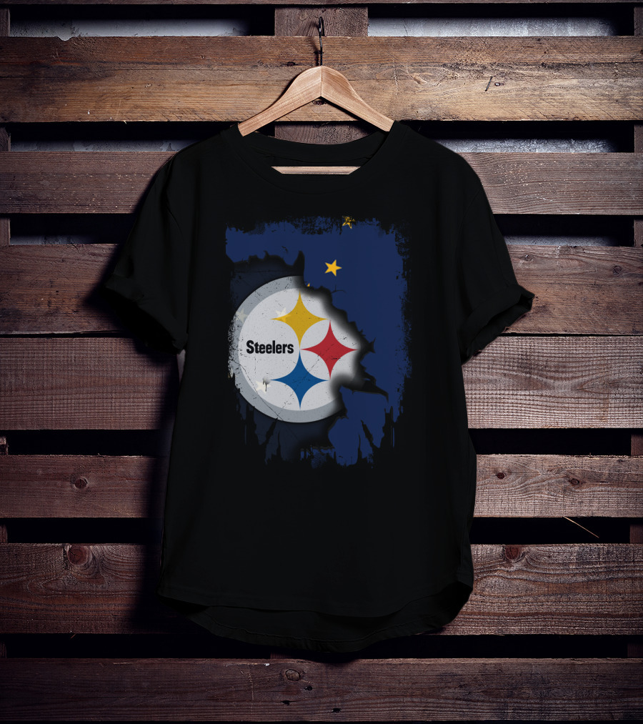 Together Alaska Steelers Logo And State T-Shirt