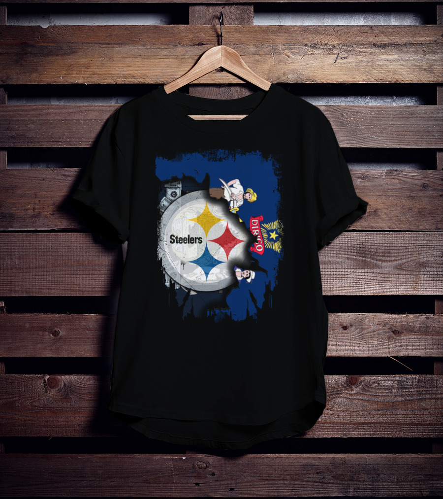 Steelers Maine Dirigo Logo Fusion T-Shirt