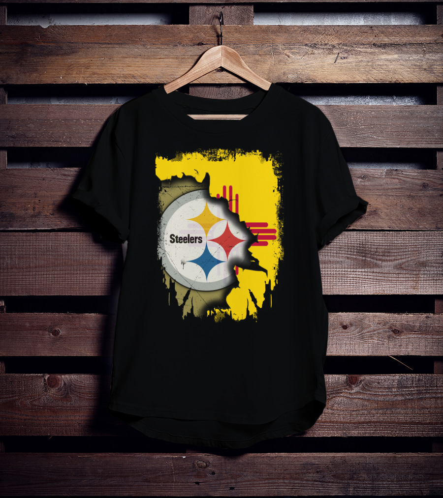 Steelers New Mexico Zia Symbol Fusion T-Shirt