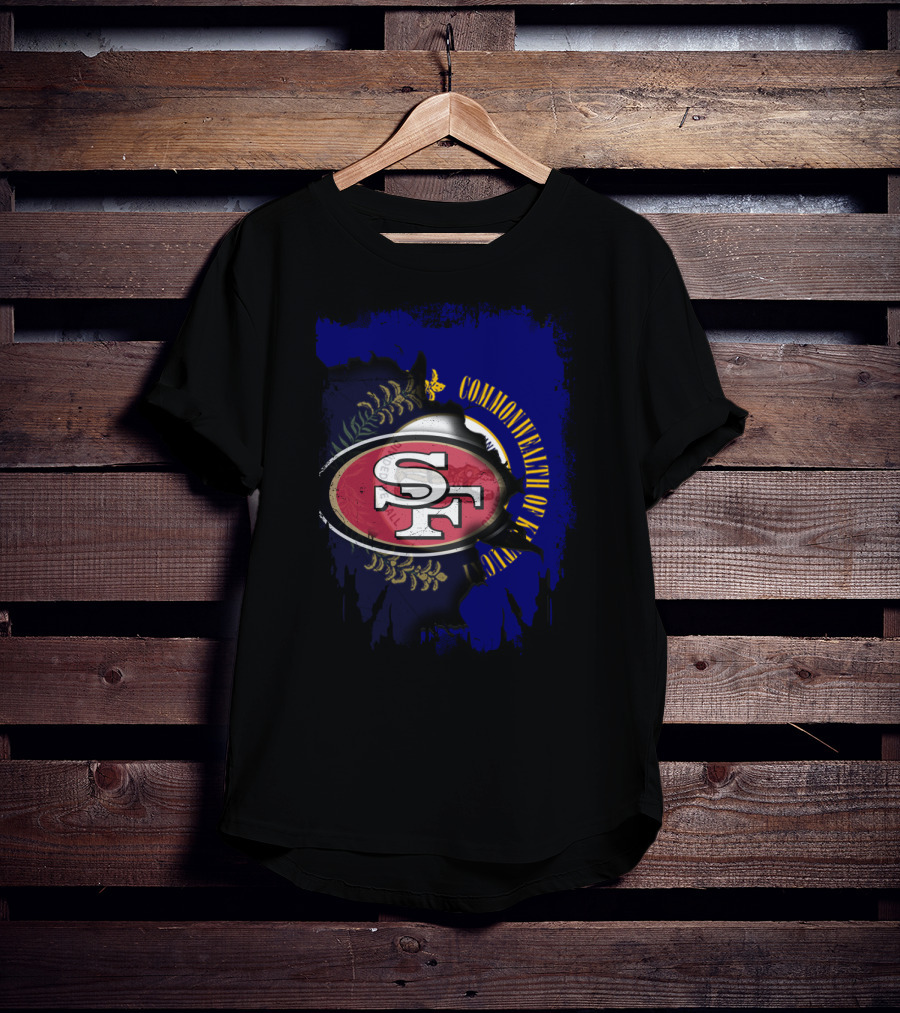 Commonwealth Of Kentucky With 49ers SF T-Shirt