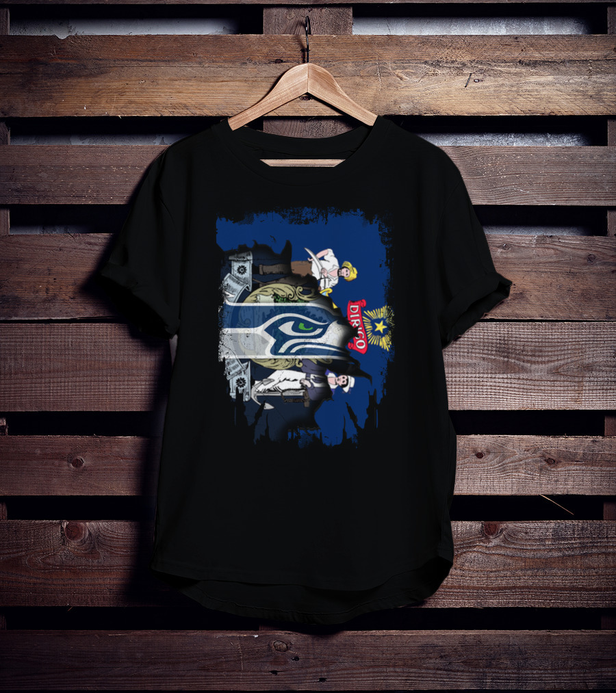 Maine Seal Seahawks Logo Dirigo Together T-Shirt