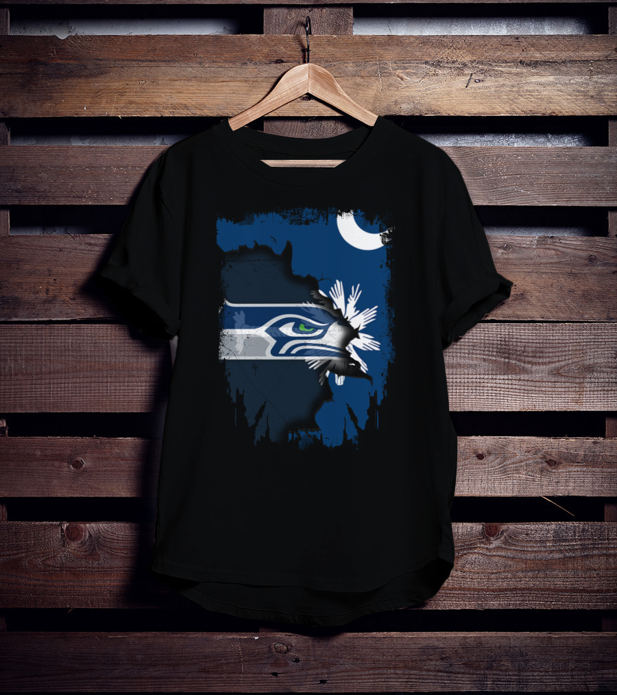 Together South Carolina Seahawks Moon Palmetto T-Shirt