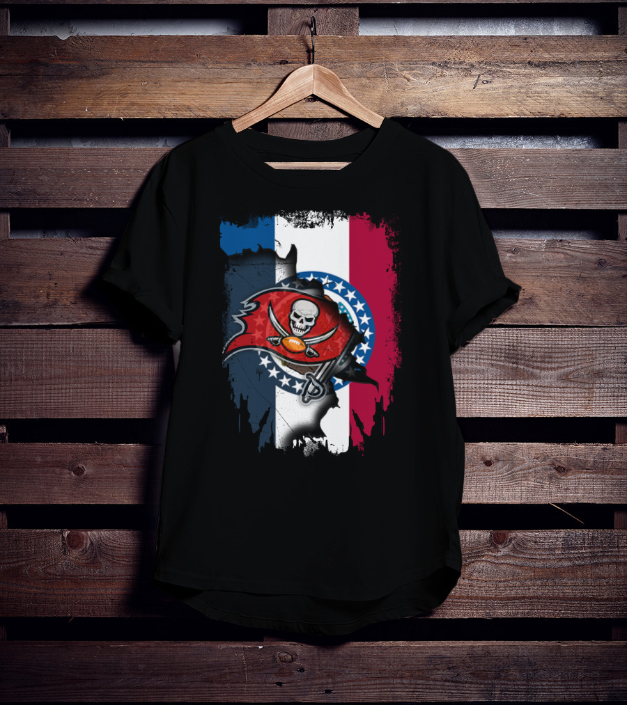 Together Missouri Flag With Buccaneers T-Shirt