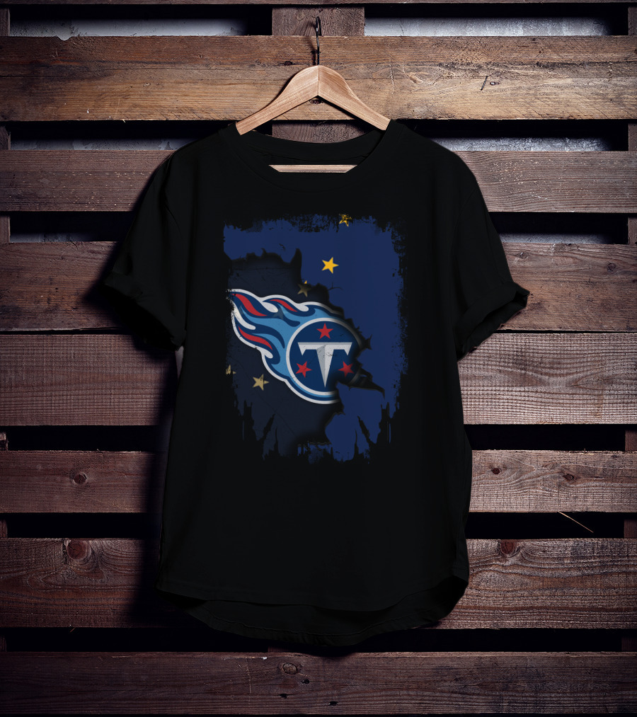 Alaska Titans Map And Stars T-Shirt