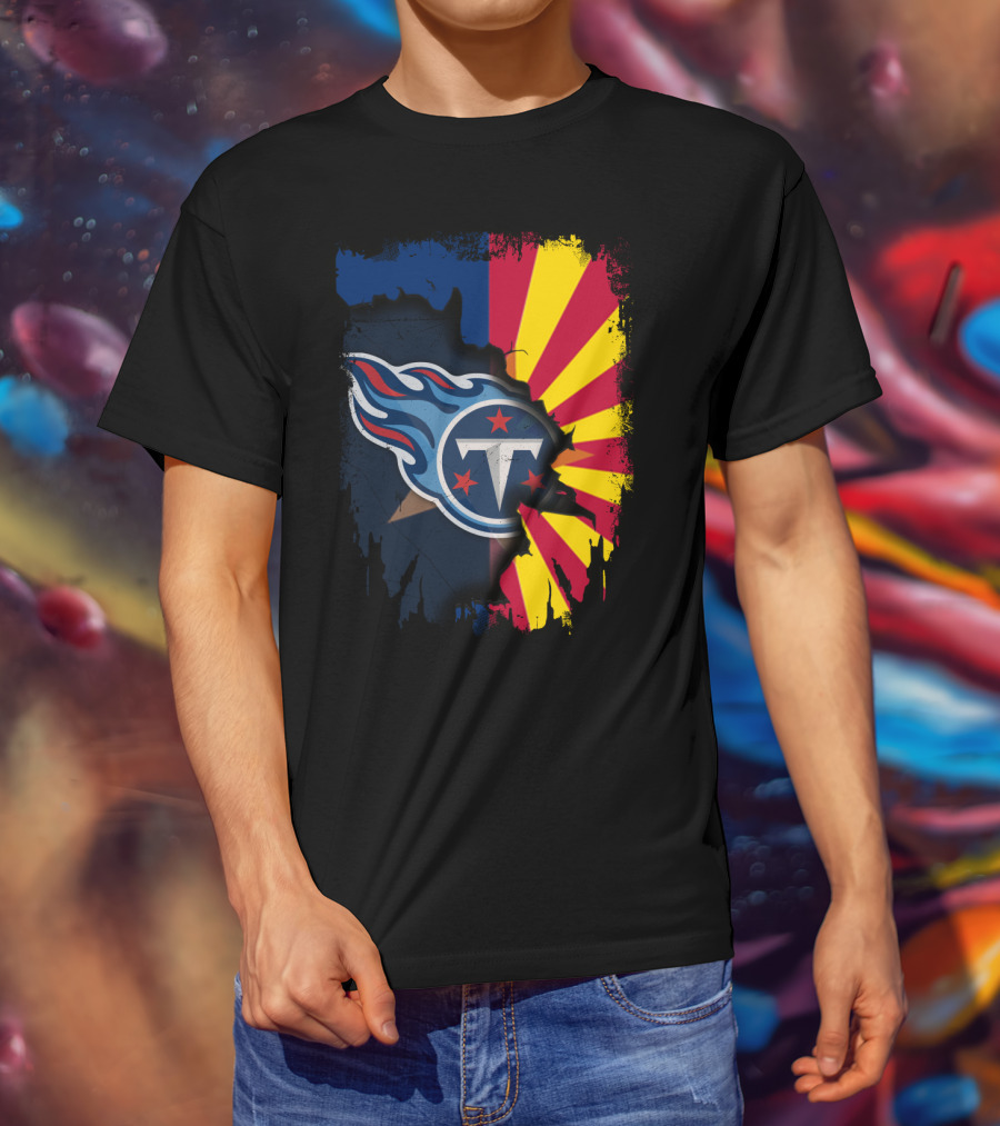 Arizona Tennessee Titans United Together T-Shirt