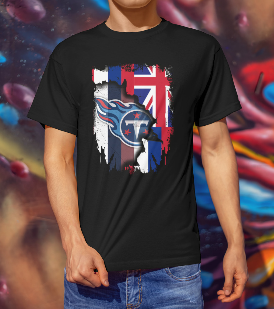 Together Hawaii Titans Flag Fusion T-Shirt