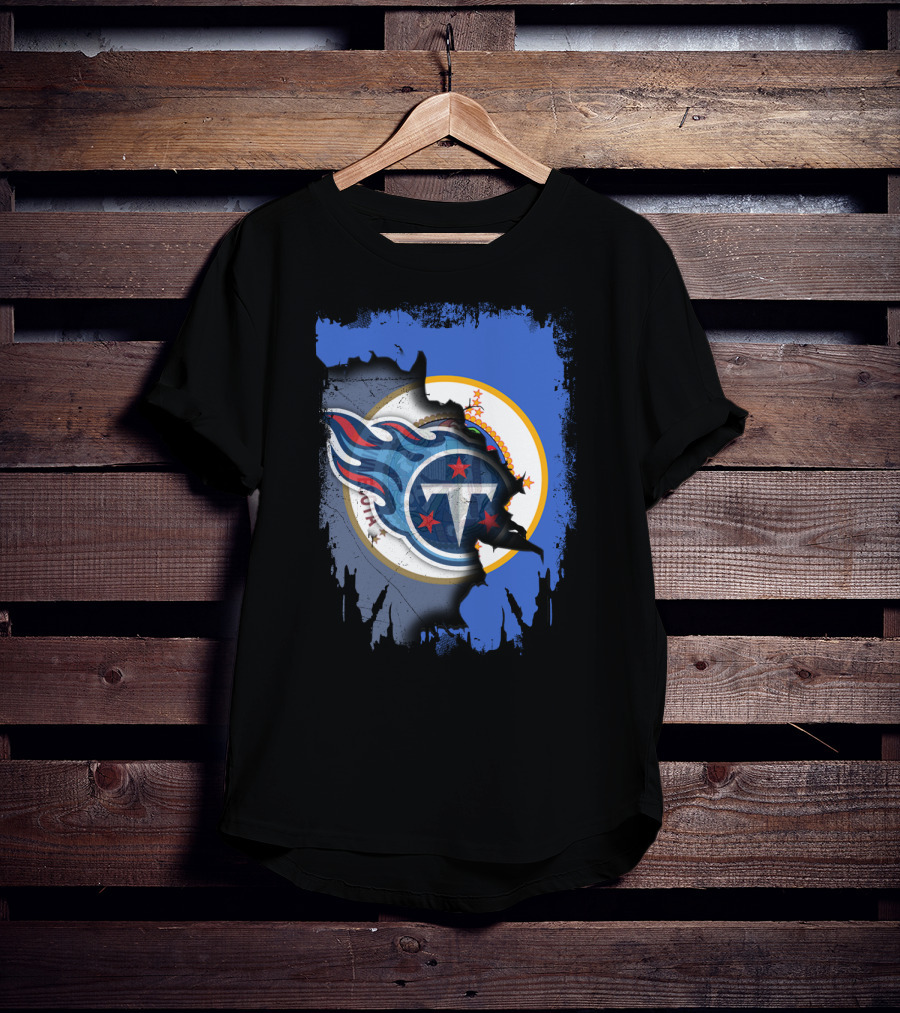 Together Minnesota Tennessee Titans Fusion T-Shirt
