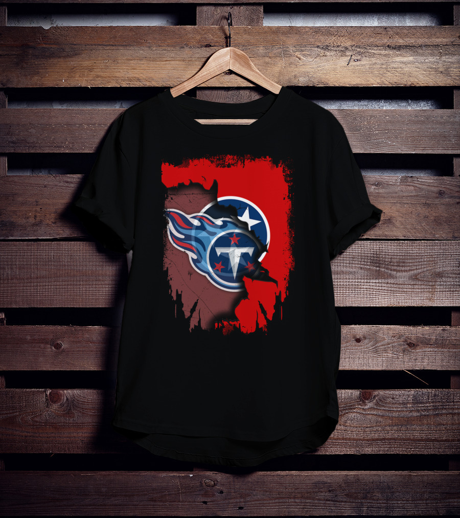 Tennessee Titans Together State Flag Fusion T-Shirt