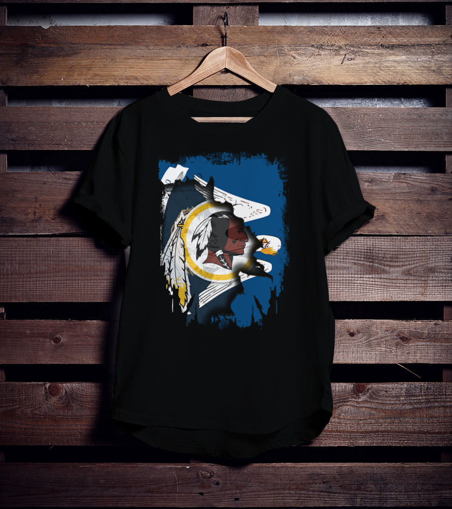 Together Louisiana Redskins Eagle Flag Banner T-Shirt