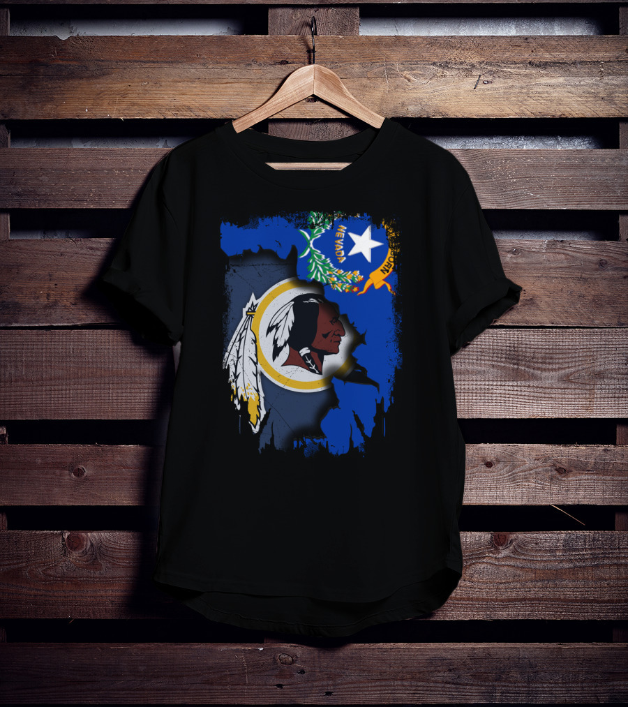 Nevada Pride With Washington Redskins T-Shirt