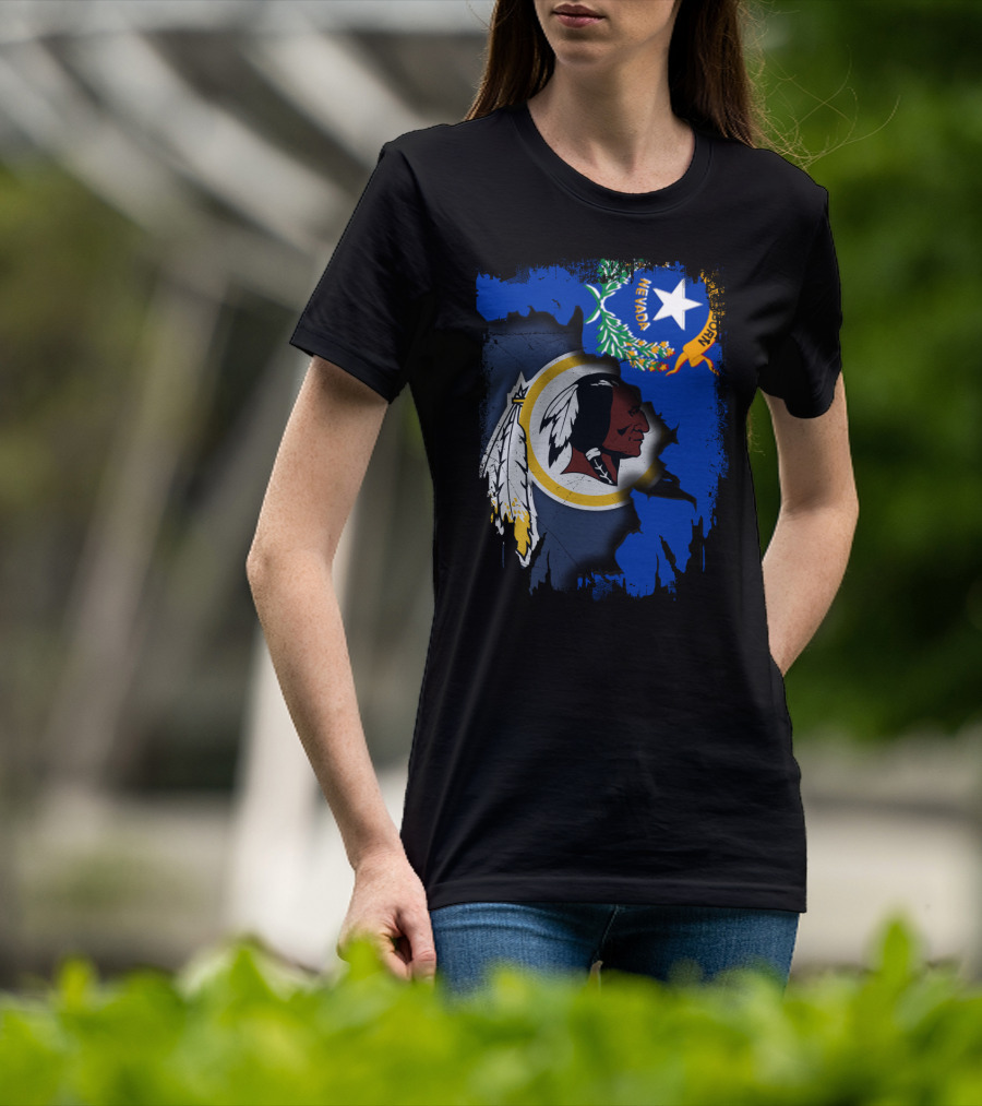Nevada Pride With Washington Redskins T-Shirt