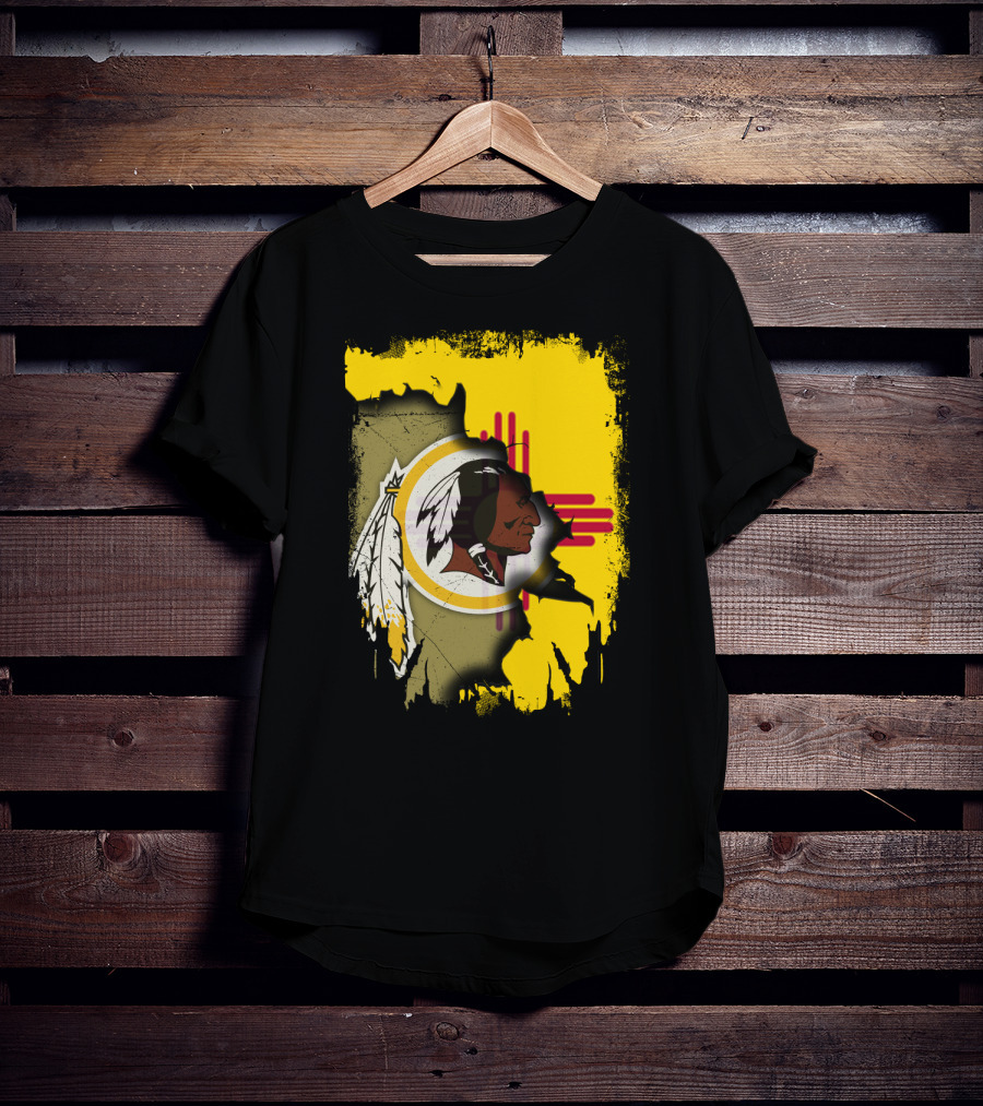 New Mexico Together Redskins Logo Zia Symbol T-Shirt