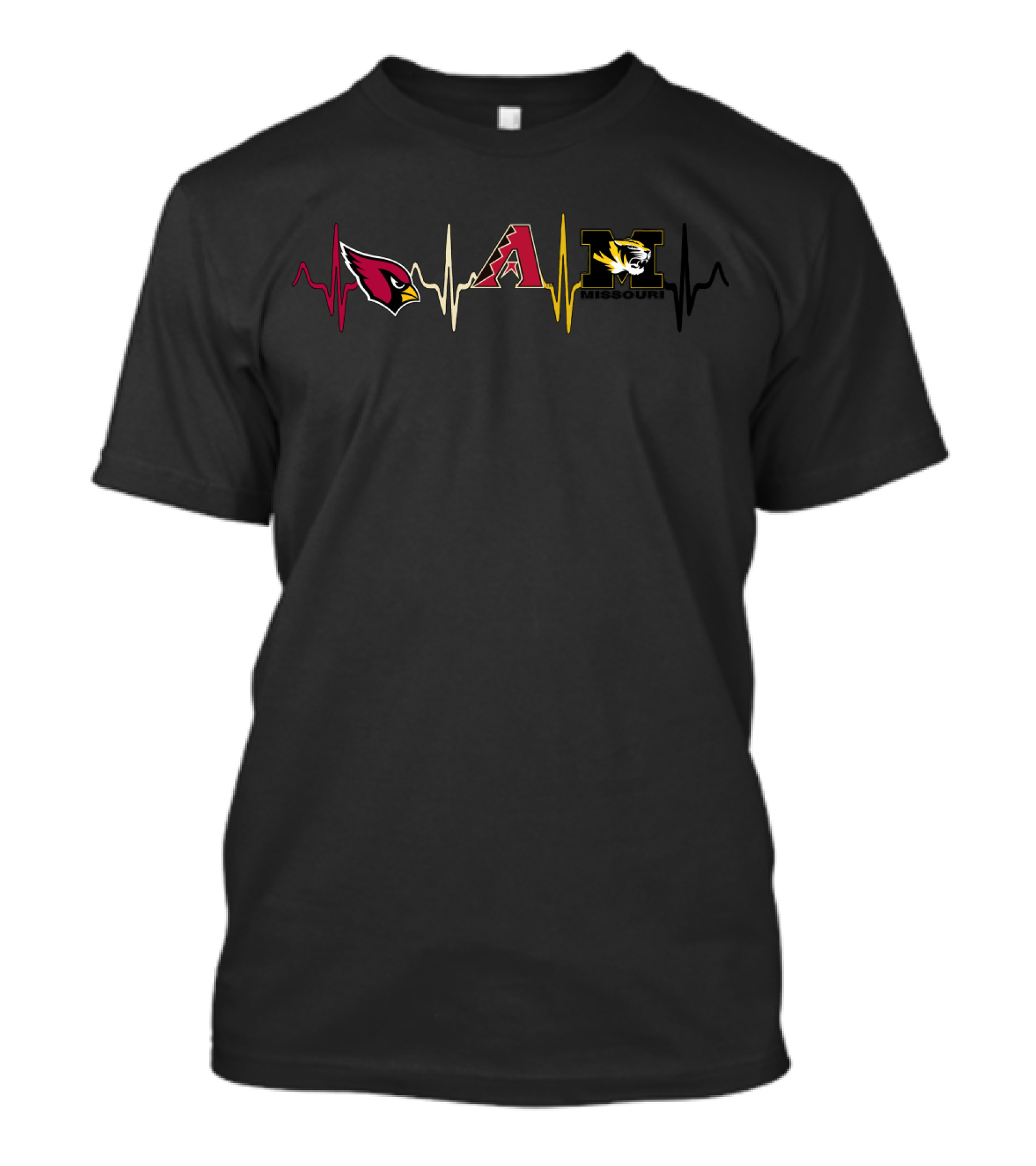 Love Cardinals Arizona Diamondbacks Mizzou Mti Sports Fandom T-Shirt