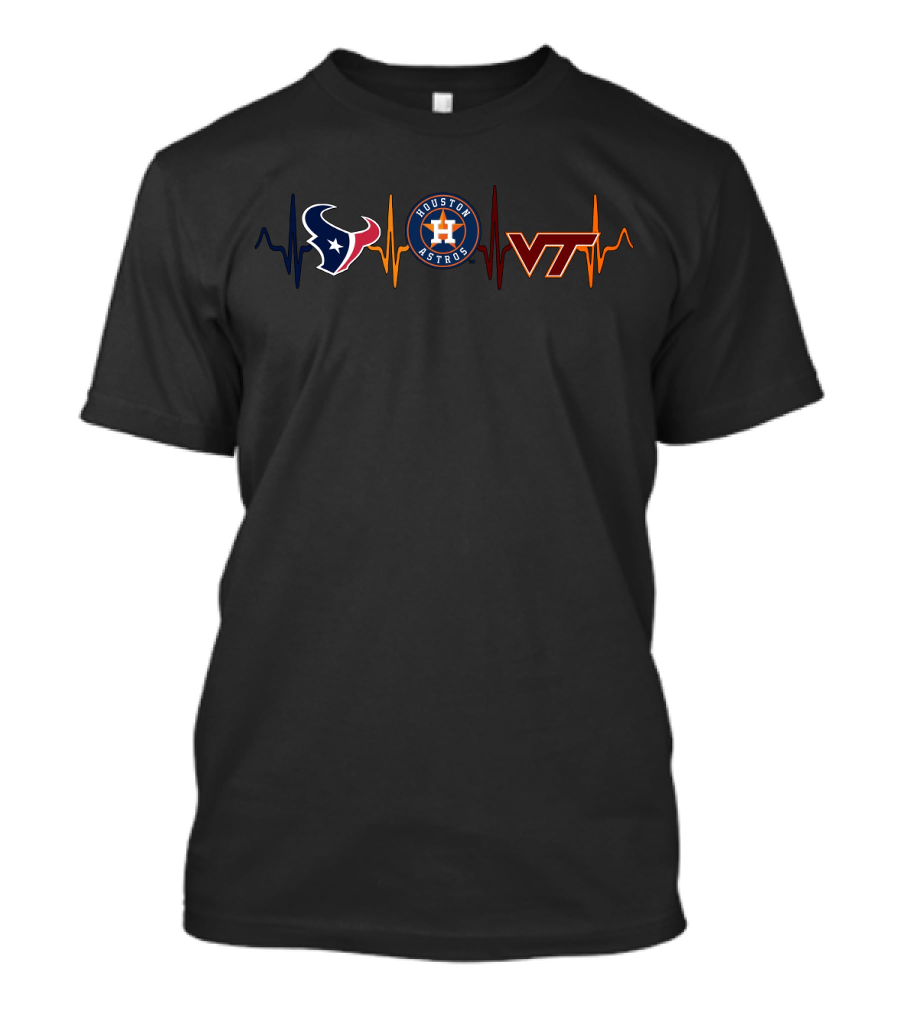 Texans Houston Astros Vth Heartbeat T-Shirt