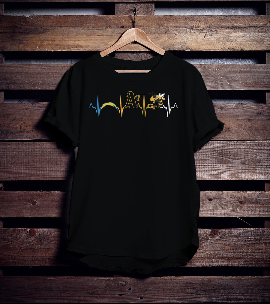 Love Chargers Athletics A's Gt Buzzing T-Shirt