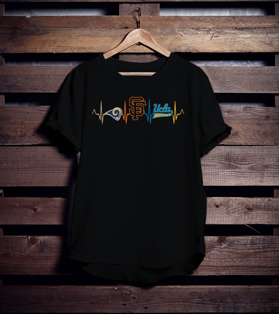 Love Rams San Francisco Giants Ucla Bruins T-Shirt