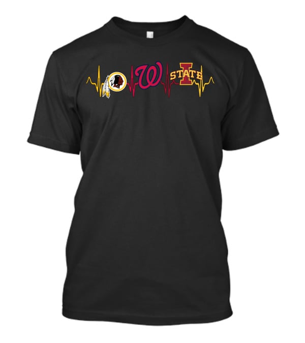 Redskins Nationals Iowa State Heartbeat Alignment T-Shirt