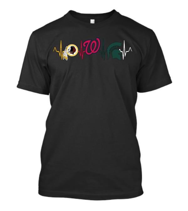 Love Redskins Nationals Spartans Mss T-Shirt