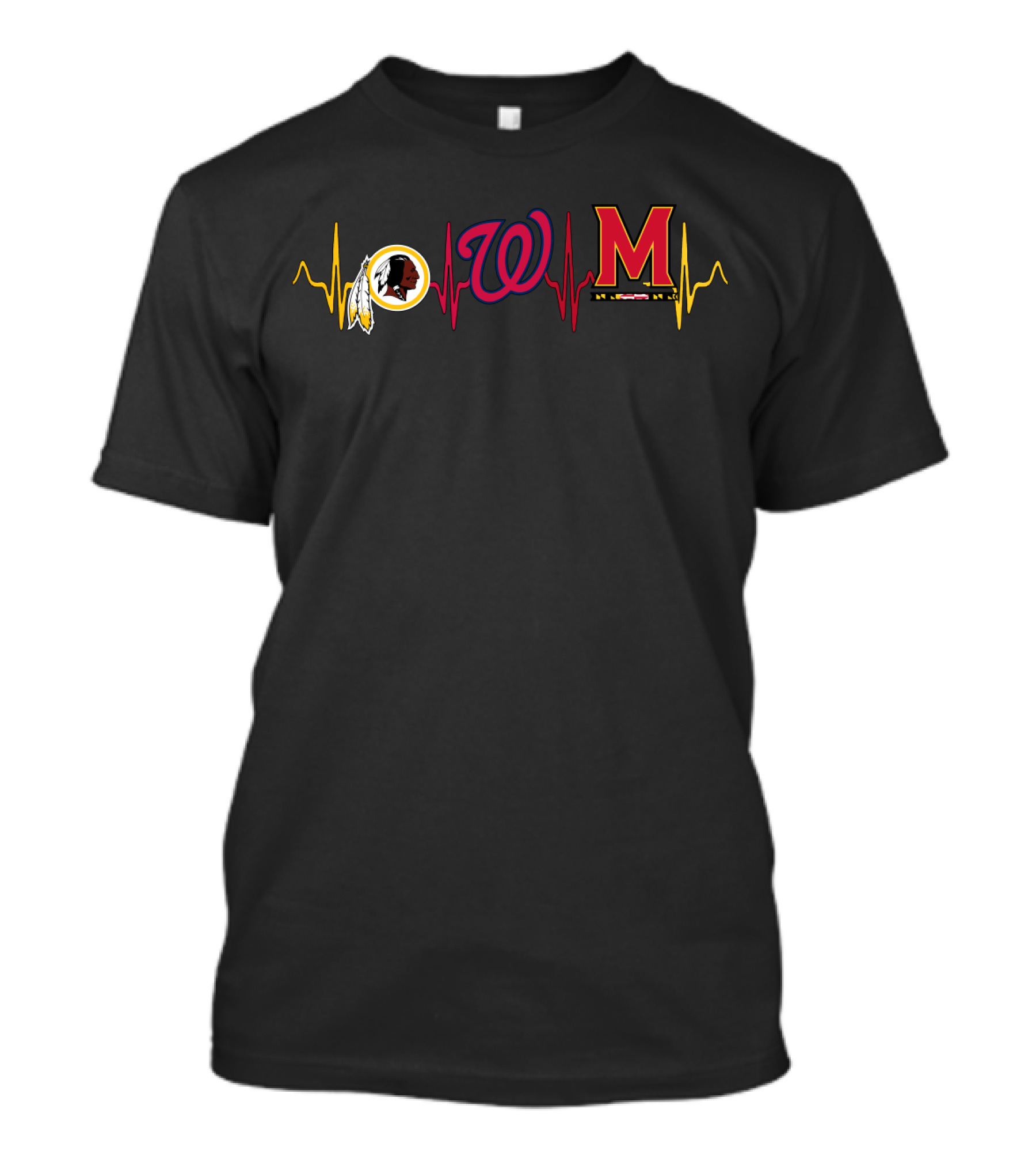 Redskins Nationals Mt Heartbeat T-Shirt
