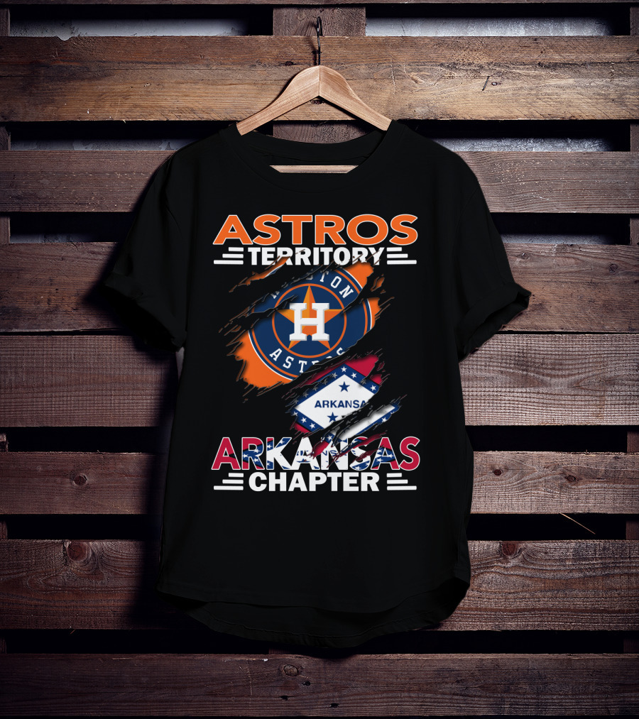 Astros Territory Houston Logo Arkansas Chapter T-Shirt