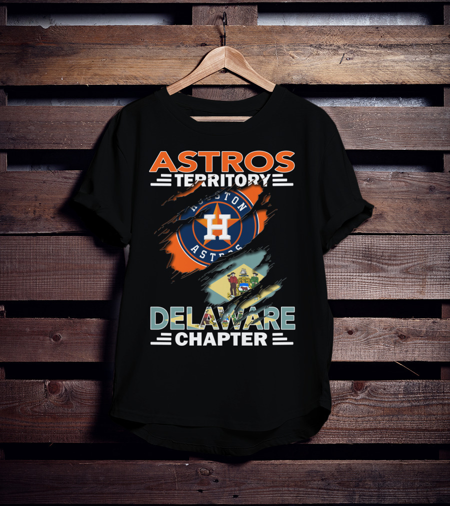 Astros Territory Houston Astros Delaware Chapter T-Shirt