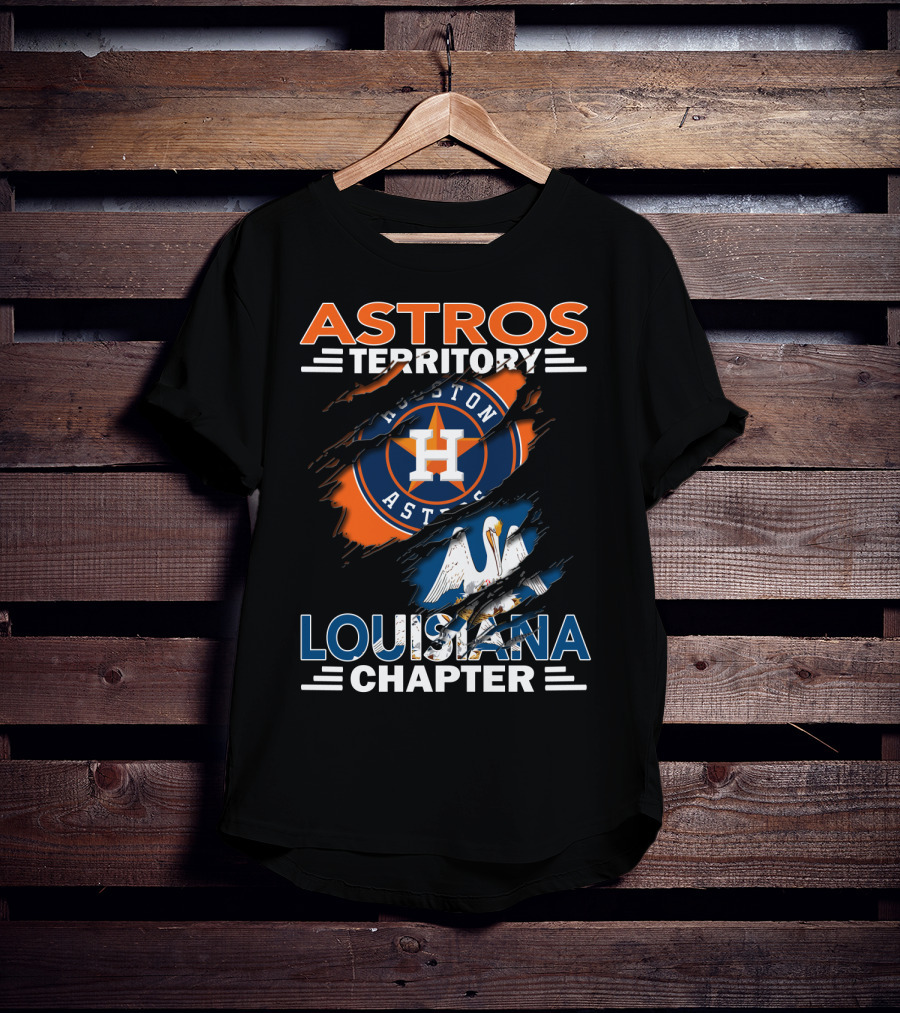 Astros Territory Houston Astros Louisiana Chapter T-Shirt