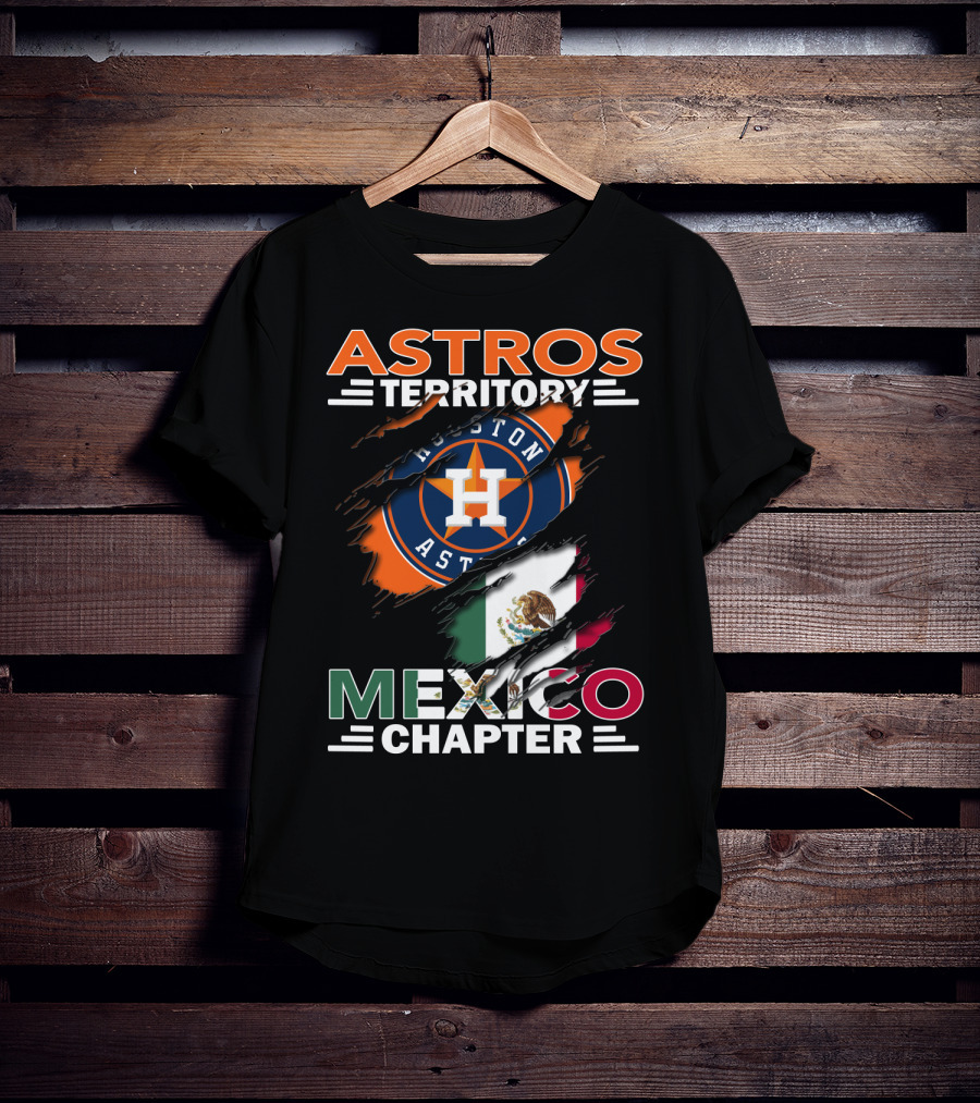 Houston Astros Territory Mexico Chapter Flag T-Shirt