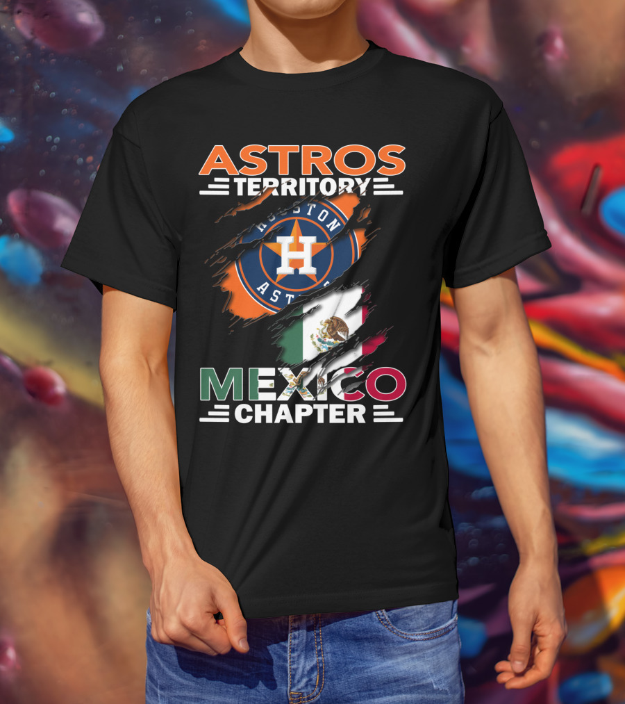 Houston Astros Territory Mexico Chapter Flag T-Shirt