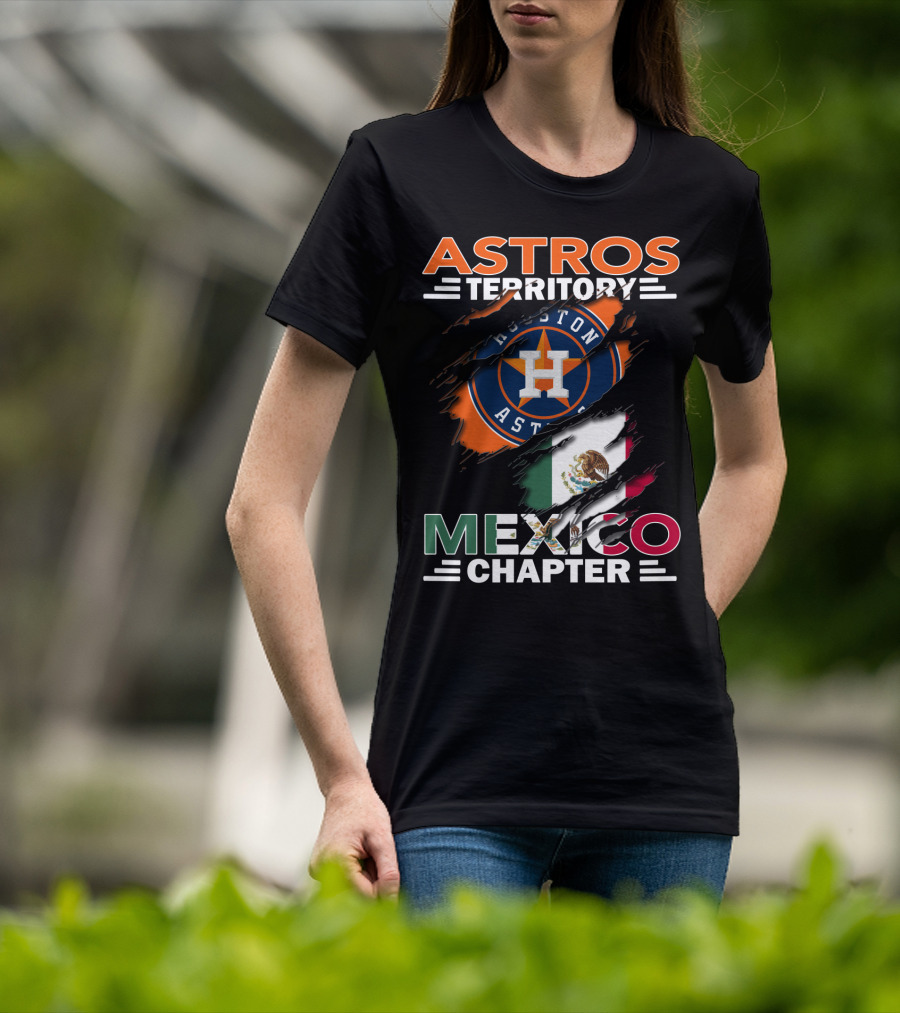 Houston Astros Territory Mexico Chapter Flag T-Shirt